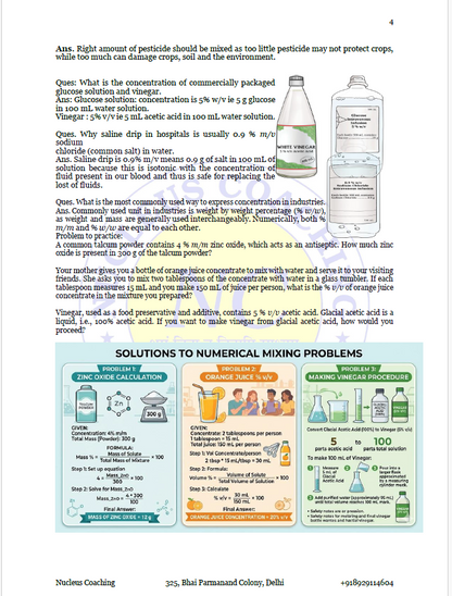 Class 9 Science – Exploring Mixtures and their Separation Notes